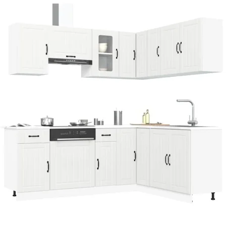 Mueble de cocina Kalmar blanco 11 piezas madera contrachapada de , Armarios de cocina - Ref: Foro24-3314941, Precio: 681,51 €...
