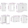 Mueble de cocina Kalmar blanco 11 piezas madera contrachapada de , Armarios de cocina - Ref: Foro24-3314941, Precio: 681,51 €...