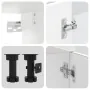 Mueble cocina Kalmar blanco brillo 11 pzas madera contrachapada de , Armarios de cocina - Ref: Foro24-3314943, Precio: 753,42...