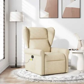 Sillón de masaje reclinable de tela crema von , Sessel - Ref: Foro24-4015674, Preis: 225,67 €, Rabatt: %