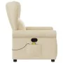 Sillón de masaje reclinable de tela crema von , Sessel - Ref: Foro24-4015674, Preis: 225,62 €, Rabatt: %