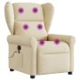 Sillón de masaje reclinable de tela crema von , Sessel - Ref: Foro24-4015674, Preis: 225,62 €, Rabatt: %