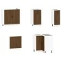 Mueble cocina Kalmar roble marrón 11 pzas madera contrachapada de , Armarios de cocina - Ref: Foro24-3314948, Precio: 669,14 ...
