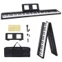 Teclado eléctrico piano 88 teclas con atril plegable by , Pianos - Ref: Foro24-4103508, Price: 166,15 €, Discount: %