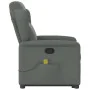 Silla de masaje reclinable de pie de tela gris oscuro de , Sillones - Ref: Foro24-3303145, Precio: 289,80 €, Descuento: %
