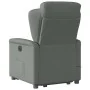 Silla de masaje reclinable de pie de tela gris oscuro de , Sillones - Ref: Foro24-3303145, Precio: 289,80 €, Descuento: %