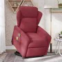 Sillón reclinable de masaje elevable tela rojo tinto by , Armchairs - Ref: Foro24-3303147, Price: 285,71 €, Discount: %
