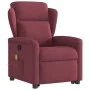 Sillón reclinable de masaje elevable tela rojo tinto by , Armchairs - Ref: Foro24-3303147, Price: 285,71 €, Discount: %