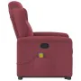 Sillón reclinable de masaje elevable tela rojo tinto by , Armchairs - Ref: Foro24-3303147, Price: 285,71 €, Discount: %