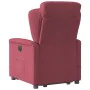 Sillón reclinable de masaje elevable tela rojo tinto by , Armchairs - Ref: Foro24-3303147, Price: 285,71 €, Discount: %