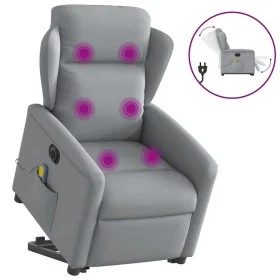 Sillón de masaje eléctrico reclinable elevable tela gris claro von , Sessel - Ref: Foro24-3303164, Preis: 339,09 €, Rabatt: %