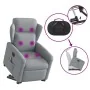 Sillón de masaje eléctrico reclinable elevable tela gris claro by , Armchairs - Ref: Foro24-3303164, Price: 339,09 €, Discoun...
