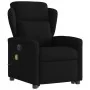 Sillón de masaje eléctrico reclinable elevable tela negro by , Armchairs - Ref: Foro24-3303166, Price: 339,09 €, Discount: %