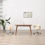 Swivel Dining Chairs 2 pcs Cream Synthetic Leather by vidaXL, dining chairs - Ref: Foro24-3054896, Price: 272,24 €, Discount: %