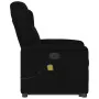 Sillón de masaje eléctrico reclinable elevable tela negro by , Armchairs - Ref: Foro24-3303166, Price: 339,09 €, Discount: %