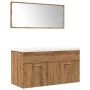 Juego de muebles baño 3 piezas madera ingeniería roble artisan by , Bathroom furniture - Ref: Foro24-3328588, Price: 252,82 €...