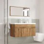 Juego de muebles baño 3 piezas madera ingeniería roble artisan by , Bathroom furniture - Ref: Foro24-3328588, Price: 252,82 €...