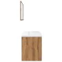 Juego de muebles baño 3 piezas madera ingeniería roble artisan by , Bathroom furniture - Ref: Foro24-3328588, Price: 252,82 €...