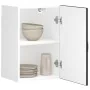 Armario de pared para cocina Kalmar madera de ingeniería negra by , Kitchen cabinets - Ref: Foro24-853548, Price: 49,55 €, Di...