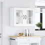 Armario pared cocina puerta de cristal Kalmar blanca by , Kitchen cabinets - Ref: Foro24-853607, Price: 84,12 €, Discount: %