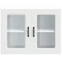 Armario pared cocina puerta de cristal Kalmar blanca by , Kitchen cabinets - Ref: Foro24-853607, Price: 84,12 €, Discount: %