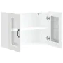 Armario pared cocina puerta de cristal Kalmar blanca by , Kitchen cabinets - Ref: Foro24-853607, Price: 84,12 €, Discount: %