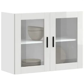 Armario pared para cocina puerta cristal Porto blanco brillante von , Küchenschränke - Ref: Foro24-854089, Preis: 96,06 €, Ra...