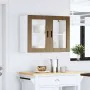Armario de pared para cocina puerta cristal Porto roble marrón by , Kitchen cabinets - Ref: Foro24-854094, Price: 81,53 €, Di...