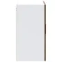 Armario de pared para cocina puerta cristal Porto roble marrón by , Kitchen cabinets - Ref: Foro24-854094, Price: 81,53 €, Di...