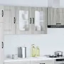 Armario pared cocina puerta de cristal Kalmar sonoma gris de , Armarios de cocina - Ref: Foro24-853613, Precio: 97,60 €, Desc...