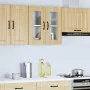 Armario pared cocina puerta de cristal Kalmar roble sonoma by , Kitchen cabinets - Ref: Foro24-853670, Price: 68,61 €, Discou...