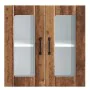 Armario pared cocina puerta de cristal Lucca madera vieja von , Küchenschränke - Ref: Foro24-853915, Preis: 67,81 €, Rabatt: %