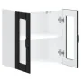 Armario pared cocina puerta de cristal Lucca negra von , Küchenschränke - Ref: Foro24-853908, Preis: 67,65 €, Rabatt: %