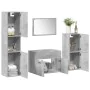 Juego muebles de baño 4 pzas madera contrachapada gris hormigón von , Badezimmermöbel - Ref: Foro24-3324865, Preis: 147,26 €,...