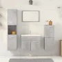 Juego muebles de baño 4 pzas madera contrachapada gris hormigón von , Badezimmermöbel - Ref: Foro24-3324865, Preis: 147,26 €,...