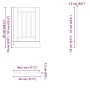 Panel para lavavajillas Lucca madera contrachapada roble sonoma by , Kitchen cabinets - Ref: Foro24-853890, Price: 26,04 €, D...