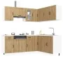 Mueble de cocina Lucca 11 piezas artesanal roble by , Kitchen cabinets - Ref: Foro24-3314960, Price: 707,73 €, Discount: %