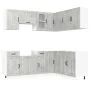 Mueble cocina Lucca gris hormigón 11 pzas madera contrachapada de , Armarios de cocina - Ref: Foro24-3314955, Precio: 671,44 ...