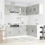 Mueble cocina Lucca gris hormigón 11 pzas madera contrachapada de , Armarios de cocina - Ref: Foro24-3314955, Precio: 671,44 ...