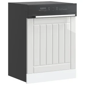 Panel lavavajillas Lucca madera contrachapada blanco brillante de , Armarios de cocina - Ref: Foro24-853899, Precio: 40,08 €,...