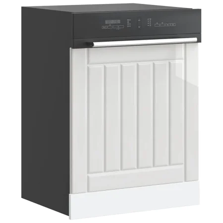 Panel lavavajillas Lucca madera contrachapada blanco brillante de , Armarios de cocina - Ref: Foro24-853899, Precio: 40,08 €,...