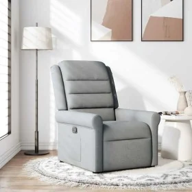 Sillón reclinable de tela gris claro by , Armchairs - Ref: Foro24-4015636, Price: 205,19 €, Discount: %