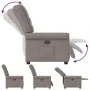 Sillón reclinable de tela gris taupe von , Sessel - Ref: Foro24-4015643, Preis: 206,39 €, Rabatt: %