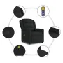 Sillón reclinable de masaje de tela negro von , Sessel - Ref: Foro24-4015608, Preis: 213,58 €, Rabatt: %
