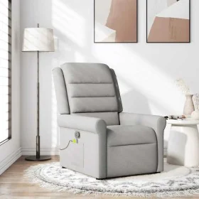 Sillón de masaje reclinable de tela gris nube von , Sessel - Ref: Foro24-4015655, Preis: 190,85 €, Rabatt: %