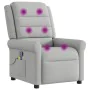Sillón de masaje reclinable de tela gris nube by , Armchairs - Ref: Foro24-4015655, Price: 190,85 €, Discount: %