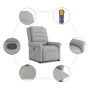 Sillón de masaje reclinable de tela gris nube by , Armchairs - Ref: Foro24-4015655, Price: 190,85 €, Discount: %