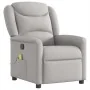 Sillón de masaje reclinable de tela gris nube by , Armchairs - Ref: Foro24-4015615, Price: 205,65 €, Discount: %