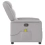 Sillón de masaje reclinable de tela gris nube by , Armchairs - Ref: Foro24-4015615, Price: 205,65 €, Discount: %