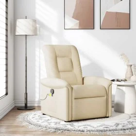 Sillón de masaje reclinable de tela crema von , Sessel - Ref: Foro24-4015634, Preis: 234,76 €, Rabatt: %